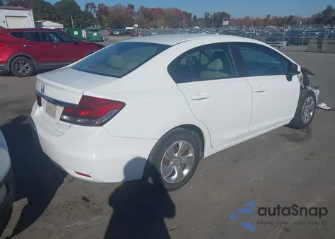 2013 Honda Civic Lx from USA, damaged, VIN 2HGFB2F53DH585694